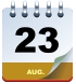 AUG.        23
